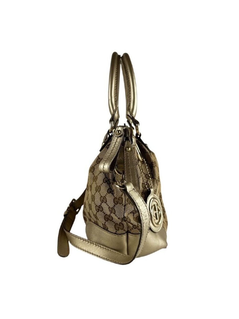 Gucci Shoulder Bag Gold - Picture 2 of 13